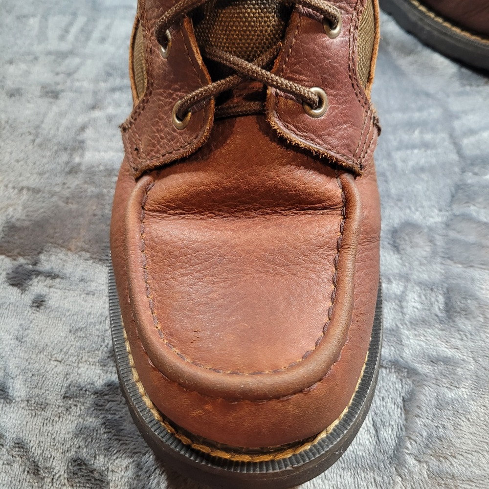Gander Mountain Mens Waterproof Leather Canvas Hunting Field Boots Size 8 - Picture 11 of 16